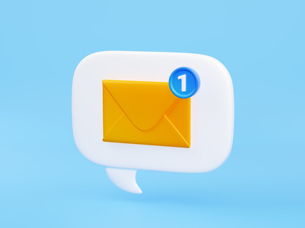 2024 Email Compliance Guide What S New In Gmail And Yahoo   3d Render Email Message Newsletter Notification 1 1024x768 